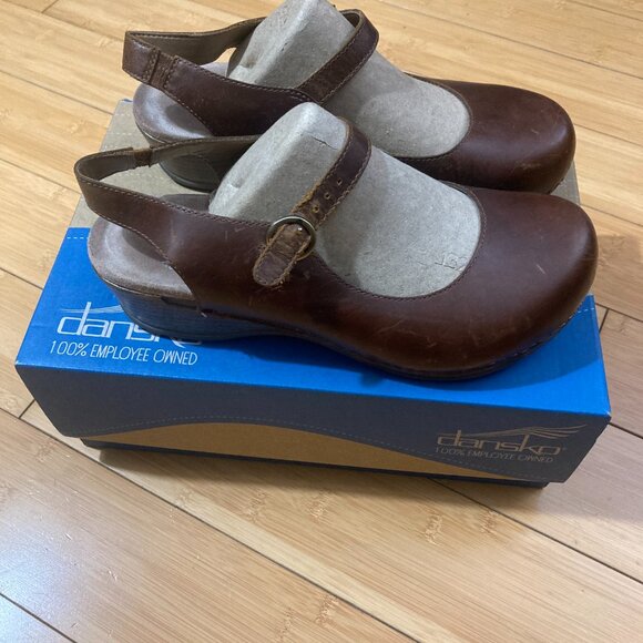Dansko Maureen Clog - Brown W's 40 Excellent Condition - Picture 4 of 11